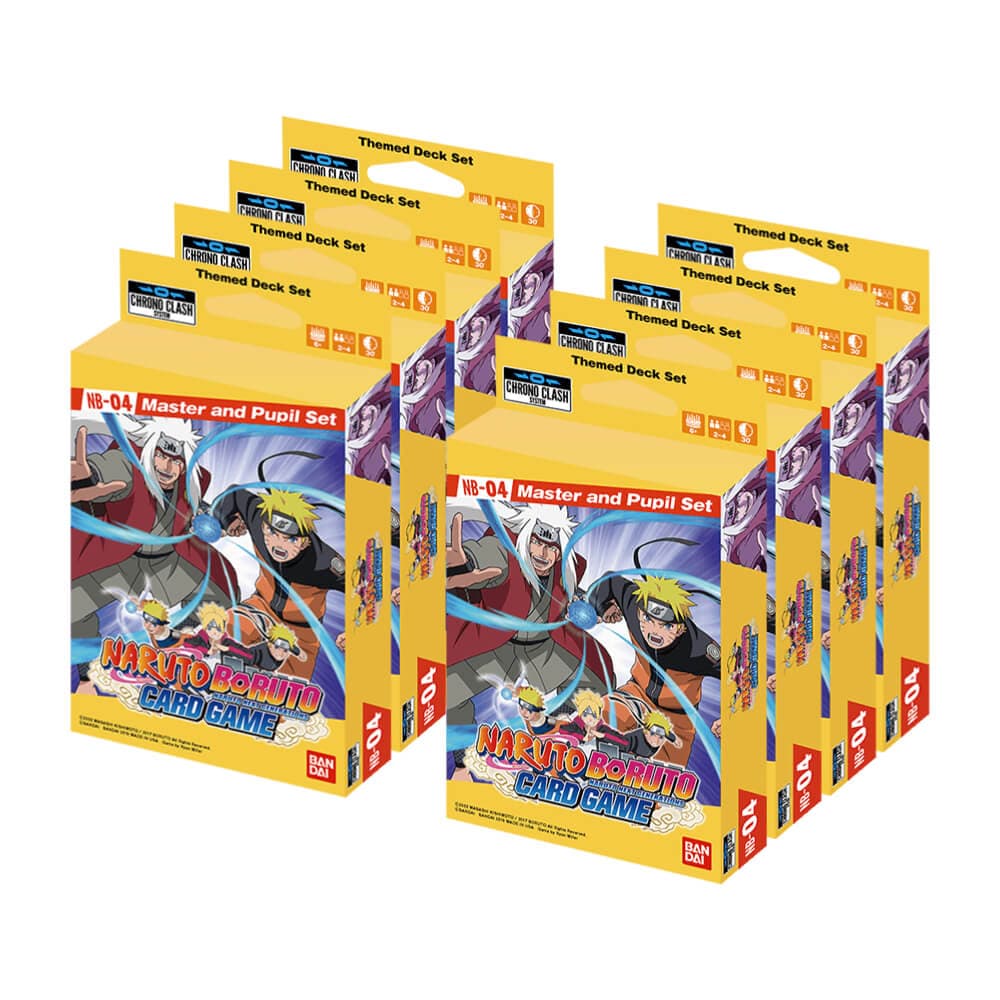 Chrono Clash: Naruto Boruto – Master & Student Deck Set Display [NB04]