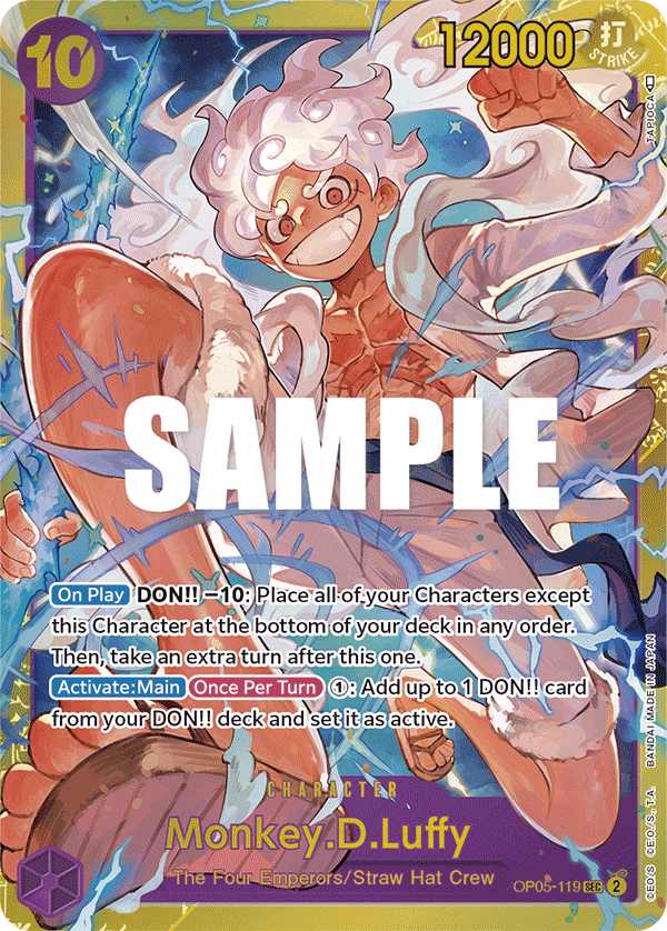 Monkey.D.Luffy [OP05-119] SEC Alt-Art